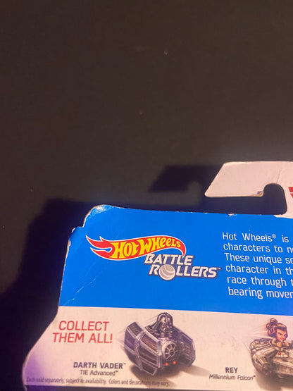 Hotwheels Star Wars Battle Rollers Luke Skywalker Race and Crash