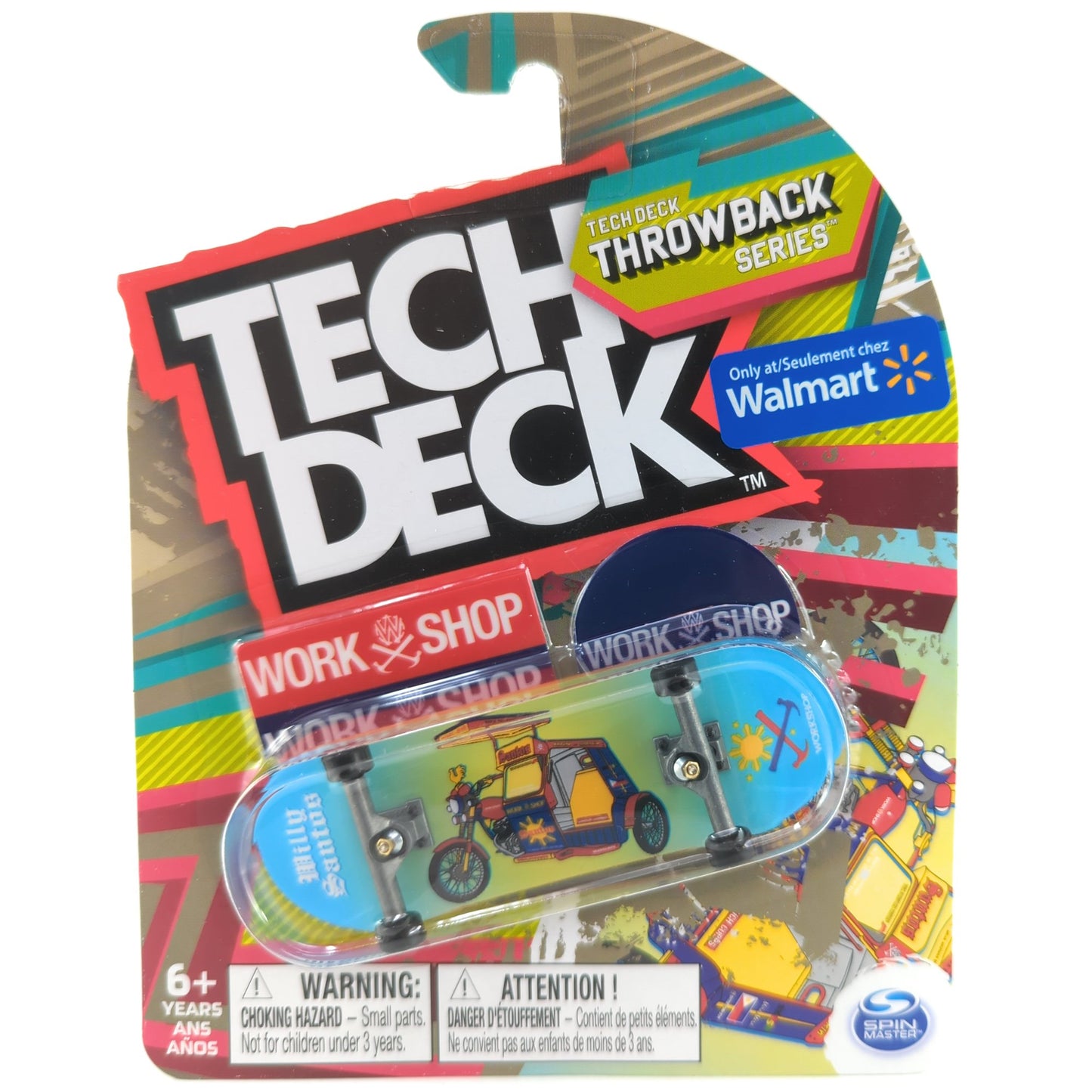 Tech Deck | Throwback Series | WORK SHOP Willy Santos - Walmart  Exclusive Ultra Rare