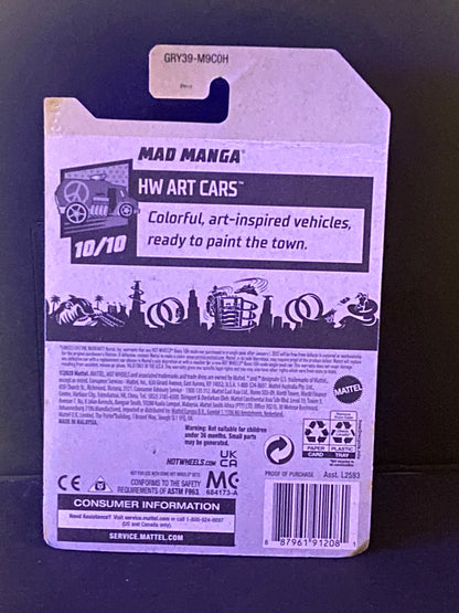 Hot Wheels HW Art Cars Mad Manga 10/10