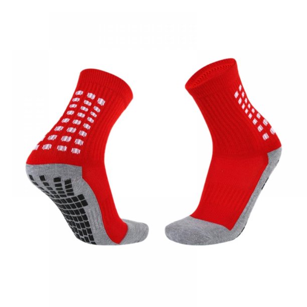 Red Sports Lightweight Grip Socks