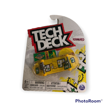 Tech Deck Krooked Yellow Fingerboard Anderson - Rare-