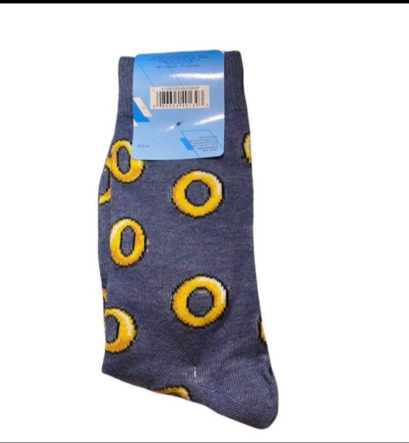 New!! 2-pair Sonic The Hedgehog -Crew Socks (6.5-12)