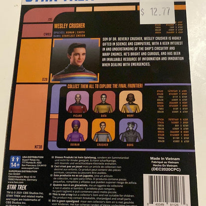 Star Trek: The Next Generation ReAction Figure Wave 1 Wesley Crusher