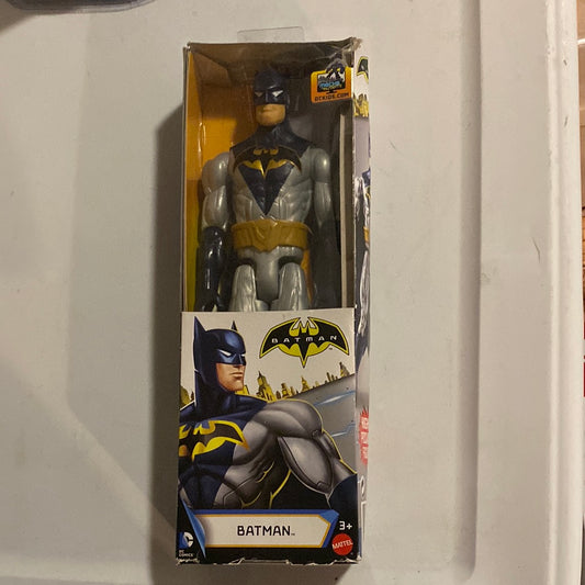 Batman Mattel DC Comics 12 Inch  Action Figure  Rare Blue & Silver merch Vs mutants