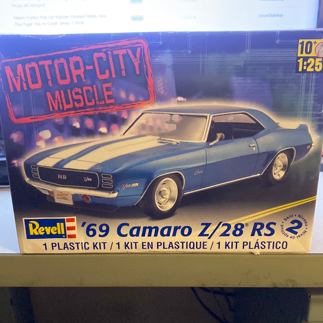 Revell Plastic Model Kit-'69 Camaro Z/28 1/25