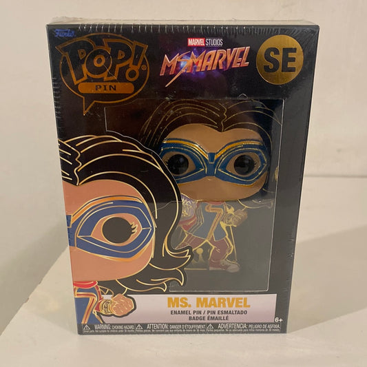 Funko Ms Marvel Enamel Pin Oversized 3.5 Inch Marvel POP! SE NEW Sealed