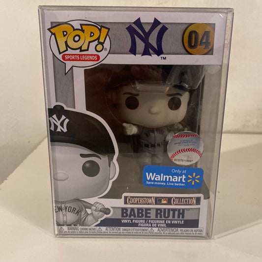 POP! Funko Sports Legends: New York Babe Ruth 04 (Pointing) (B&W) -Walmart  Exclusive