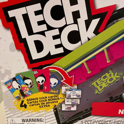 TECH DECK, Neon Mega Park X-Connect Creator, Glow-In-The-Dark Customizable Ramp