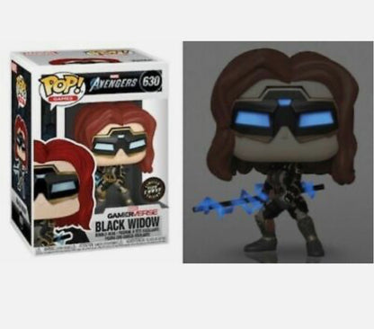 Pop.Games Marvel Avengers 630 Limited Edition Glow Chase Black Widow Funko