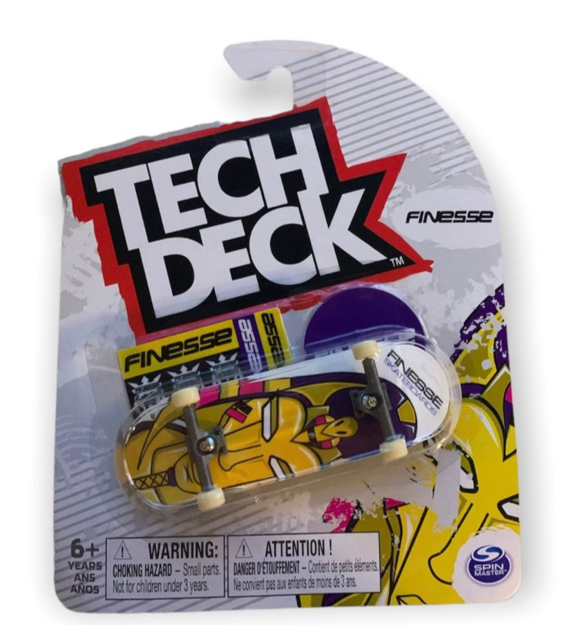 New!! Tech Deck Finesse Fingerboard Egyptian -rare-