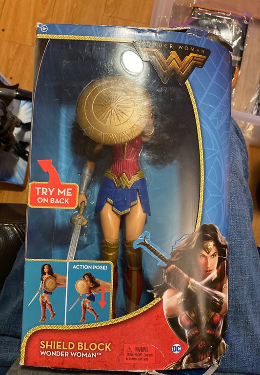 Shield Block Wonder Woman Movie Doll Action Figure MIB DC Comics Gal Gadot FDF39