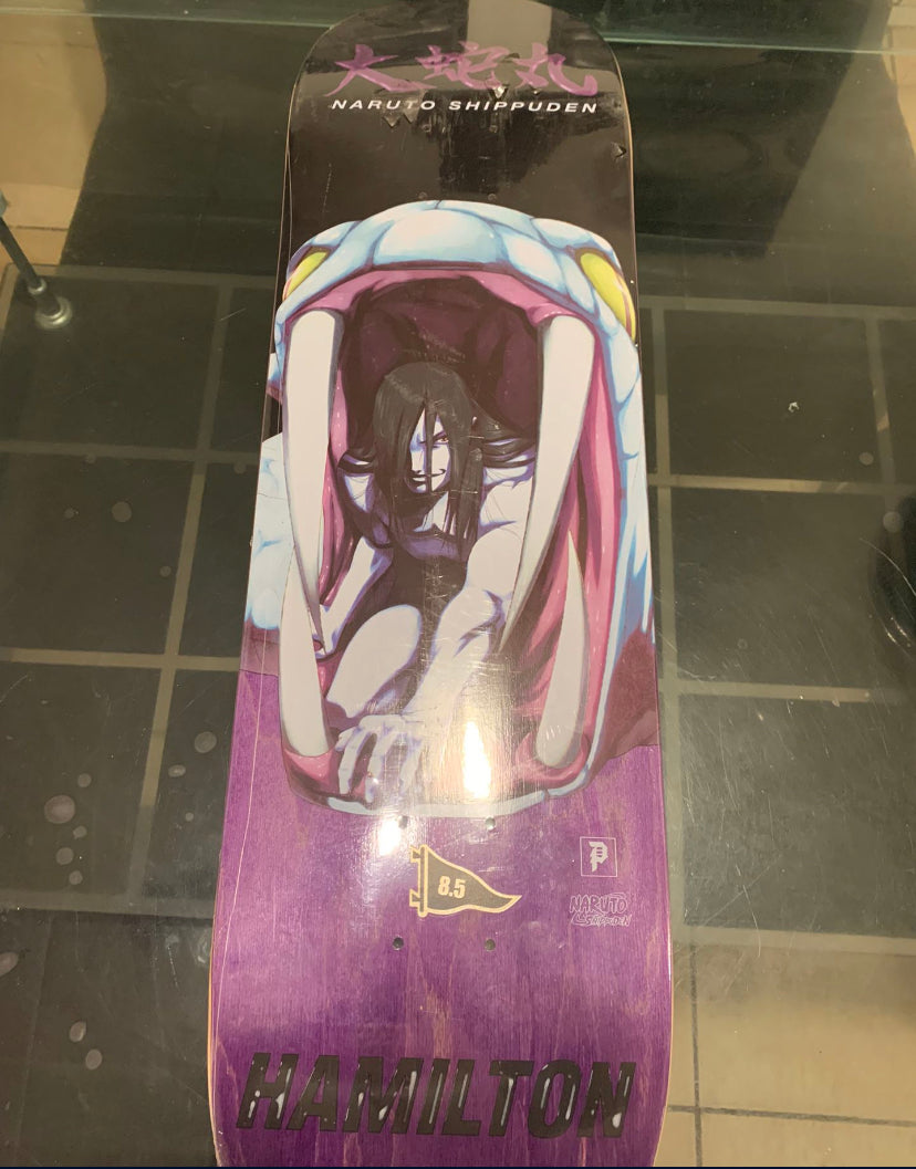 Primitive x Naruto Shippuden Hamilton Orochimaru 8.5" Skateboard Deck