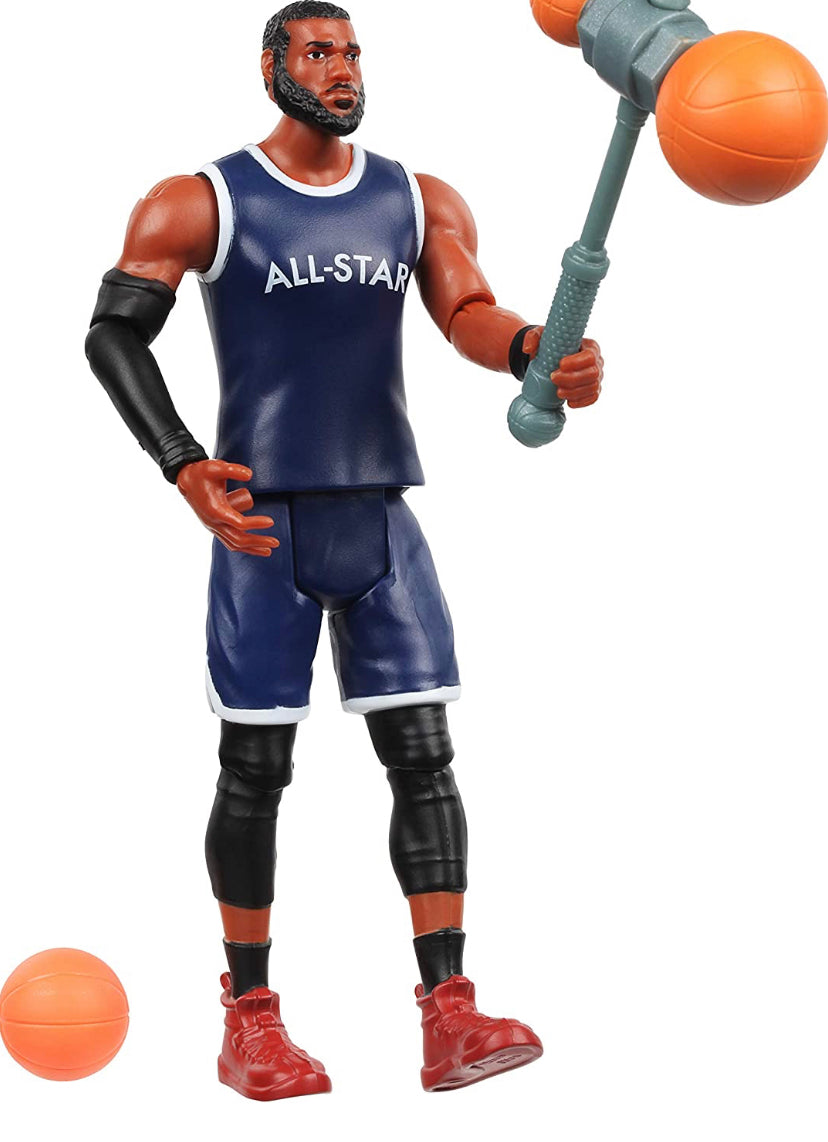 Space Jam: A New Legacy - Baller Action Figure - 5" Lebron James with Acme B-Ball Blocker