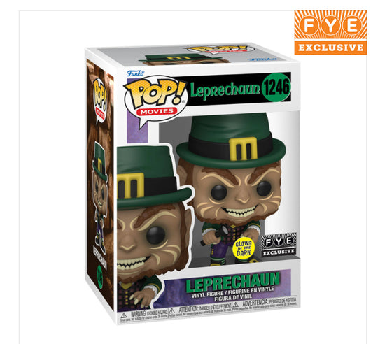 Pop Movies Leprechaun 1246 Glow in the Dark FYE Exclusive