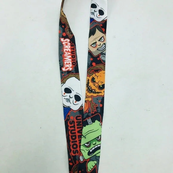 New!! Universal Studios Halloween Horror Nights 2022 Studio Screamers Lanyard New HHN