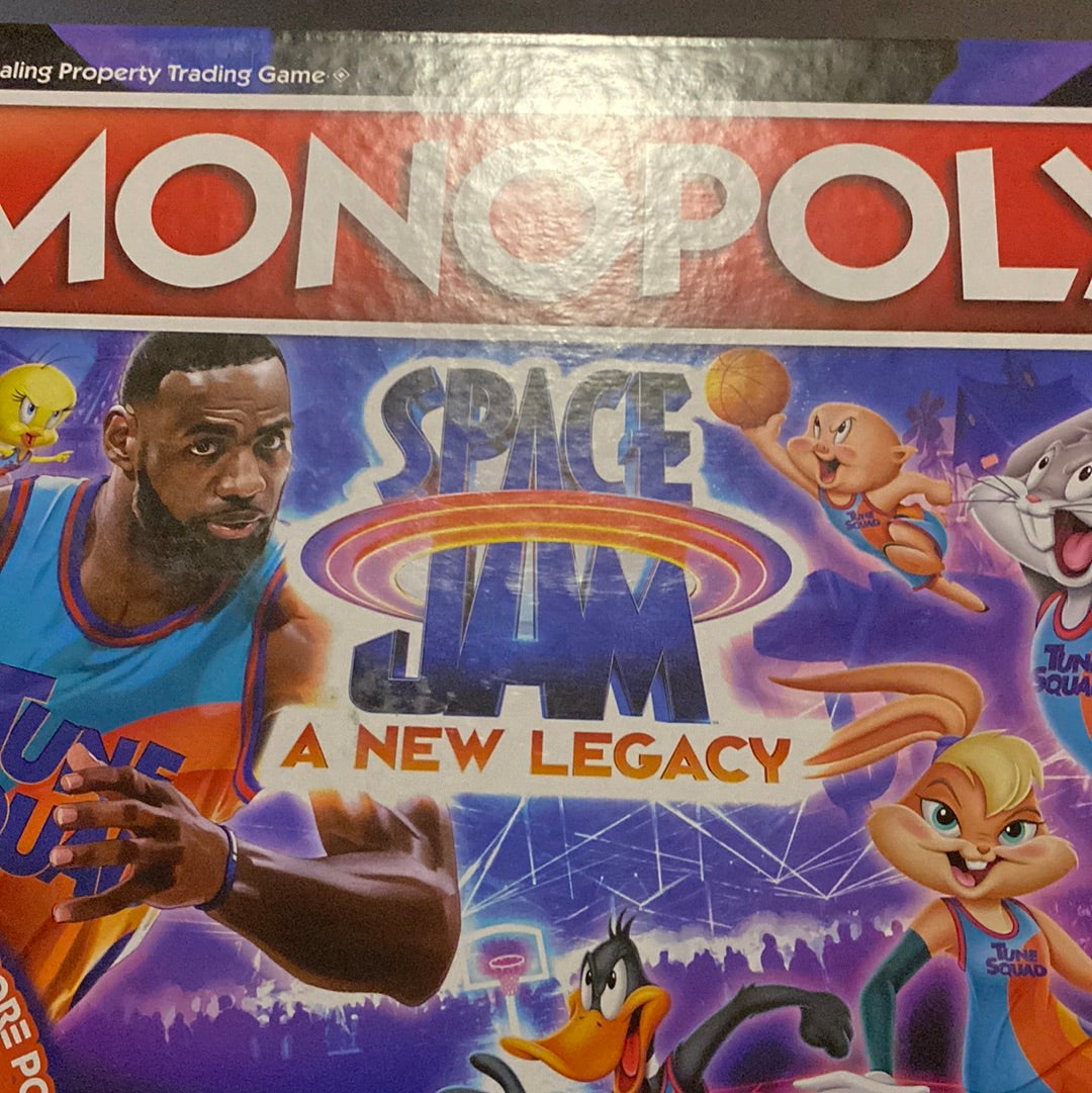 Monopoly: Space Jam: A New Legacy Edition Family Board Game, Lebron James Space Jam 2 Game, f