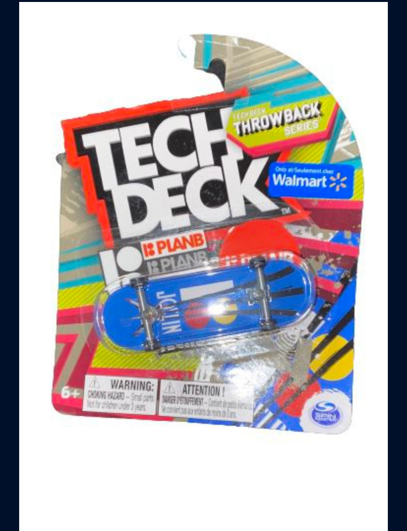 New!!  Tech Deck, Throwback Series, Plan B, RARE!