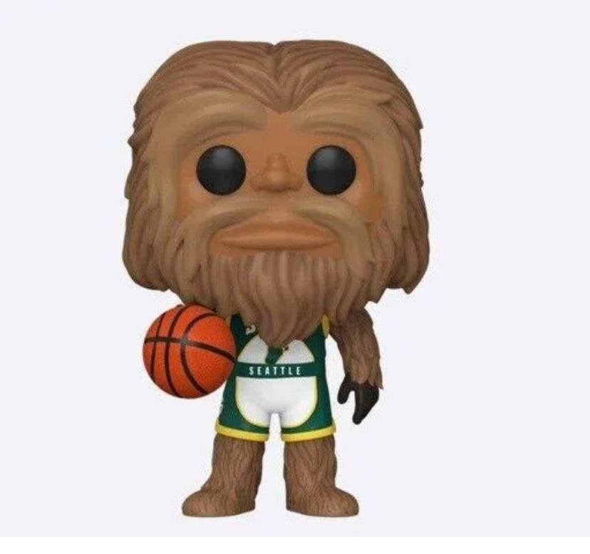 Pop NBA Mascots Sonics 01 Squatch Limited Edition Emerald City Comic Con