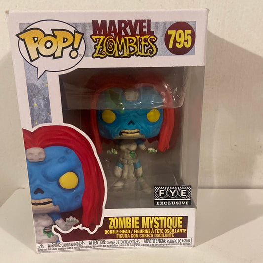 Funko Pop Marvel Zombies 795 Fye Exclusive Zombie Mystique
