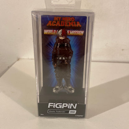 FiGPiN My Hero Academia World Heroes Mission Shoto Todoroki Enamel Pin