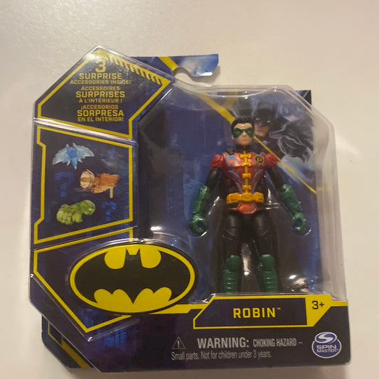 Batman DC Comics Caped Crusader Mystery 4" Action Figure - Robin with Green Mask