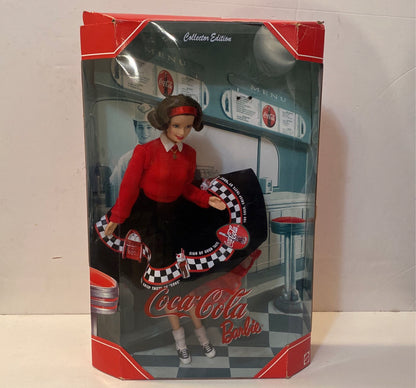 New!! Coca Cola Barbie Doll Mattel #2 “Coca-Cola” Soda Fountain 1999 Barbie Doll Collector Edition