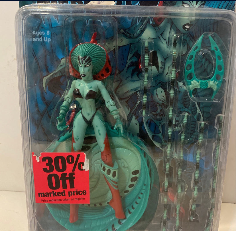 New!! Rendition Web witch Avatar Figure Comes With Sets And Pieces