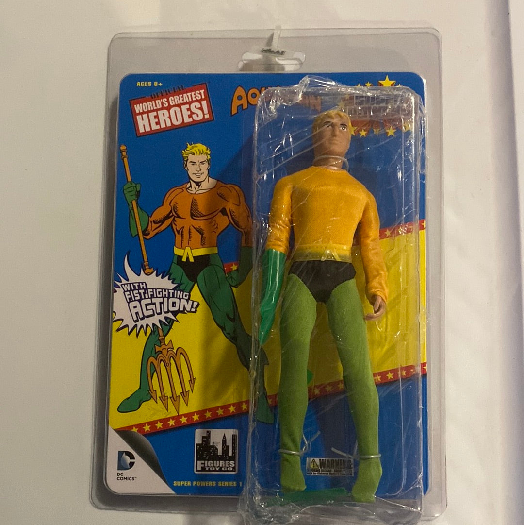 Super Powers 8 Inch Action Figures With Fist Fighting Action Series 1: Aquaman