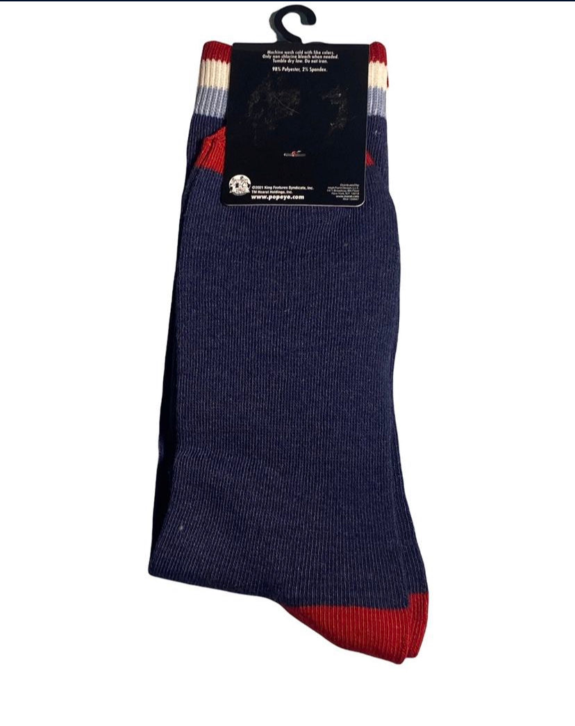 New!!  Popeye American  Crew socks