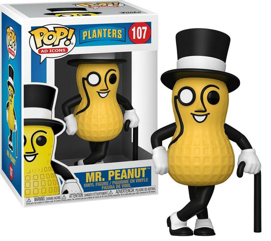 New!! Funko pop Planters 107 Mr Peanut