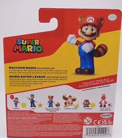 New!! Super Mario - Racoon Mario with Super Leaf - New