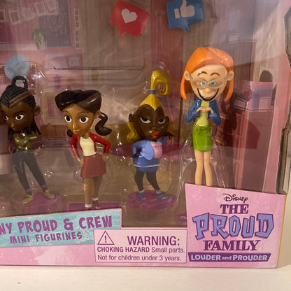 The Proud Family Louder and Prouder Penny Proud & Crew Mini Figurines Pack