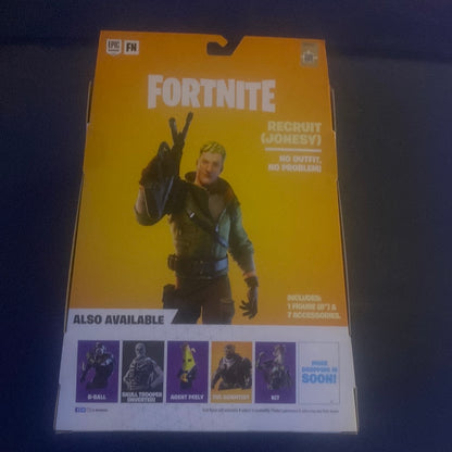 Fortnite Legendary Series Recruit Jonesy 6” Figure 2021 Epic Games Jazwares 8 Pc