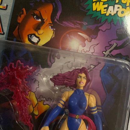 Vintage X-Men Classics PSYLOCKE Toy Biz Action Figure Marvel Comics Light up Weapon 1996