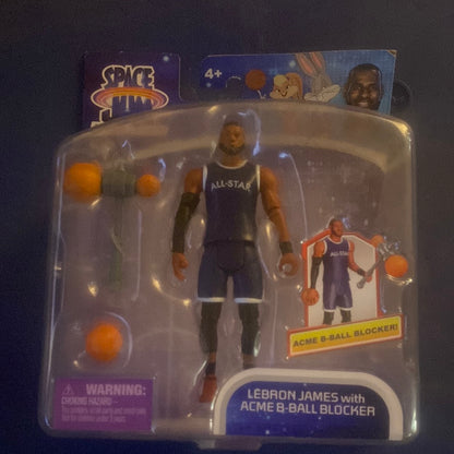 Space Jam A New Legacy Lebron James with Acme B-Ball Blocker Action Figure