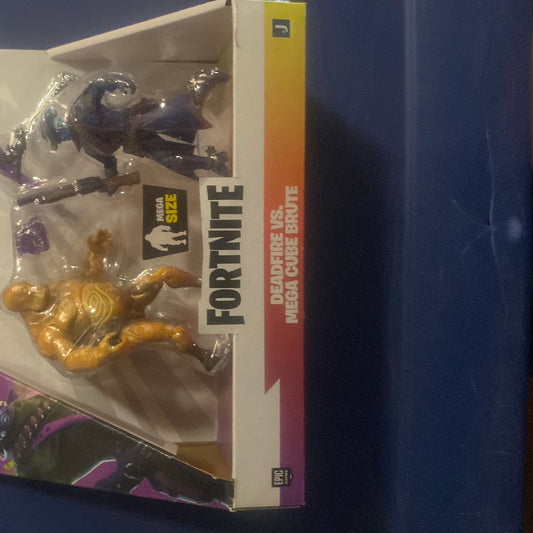 Fortnite Deadfire Vs. Mega Cube Brute Action Figure Set 4 inch