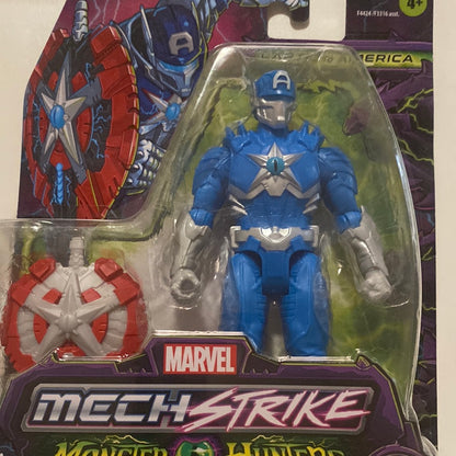 Marvel Avengers Mech Strike Monster Hunters Captain America 6-Inch Action Figure