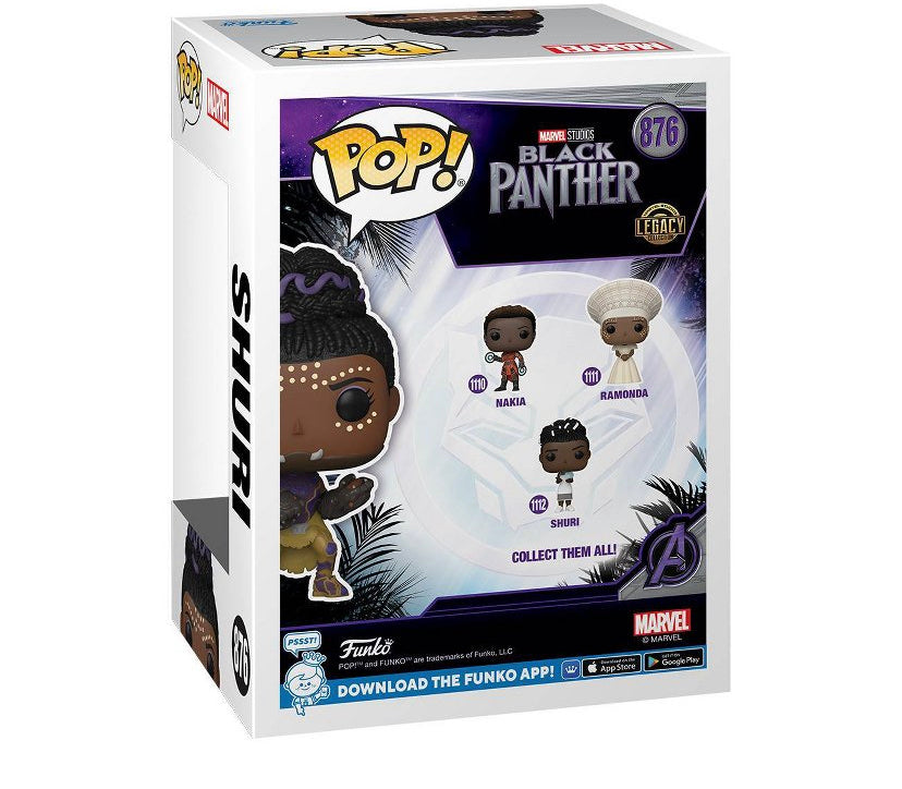 Funko POP! Marvel Collector's Box: Black Panther - Shuri Glows in the dark (Target Exclusive) Legacy  shirt M