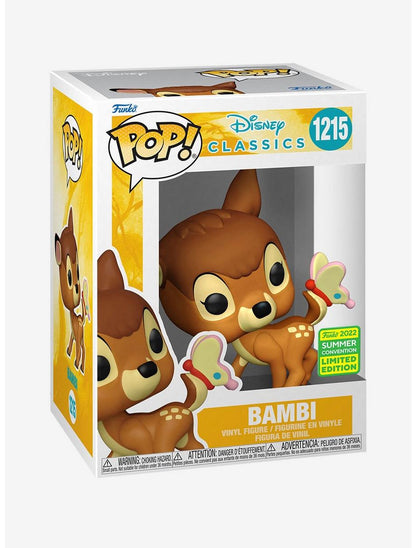 New! Funko Disney Classics Pop! Bambi Vinyl Figure Funko Summer Convention Exclusive