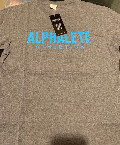 New!! Alphalete Athletics Gym Shirt! High Quality! Gray ! Size XLarge