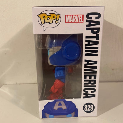 New!! Funko Pop Marvel Avengers MechStrike FYE Exclusive Glow in the Dark 829 Captain America