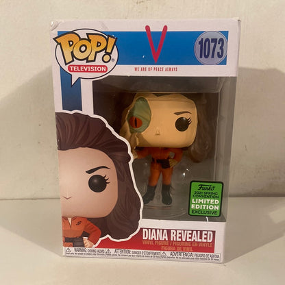 New!! Funko Pop Television V Diana Revealed 1073 Limited Edition Exclusive 2021 Spring Convention