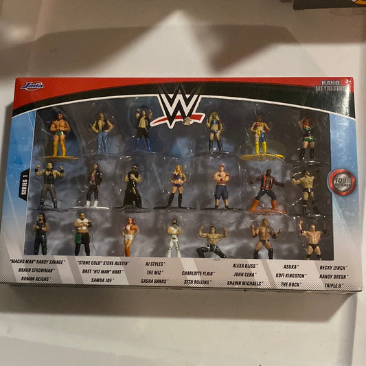 Jada Toys WWE 1.65"" Die-cast Metal Collectible Figures 20-Pack Wave 2, Toys for Kids and Adults (30817) , Blue