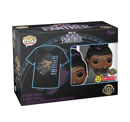 Funko POP! Marvel Collector's Box: Black Panther - Shuri Glows in the dark (Target Exclusive) Legacy  shirt M