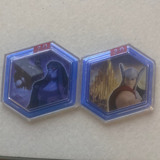 Disney Infinity 2.0 Toy Box Game Discs: ESCAPE FROM THE KYLN & ASSAULT ON ASGARD