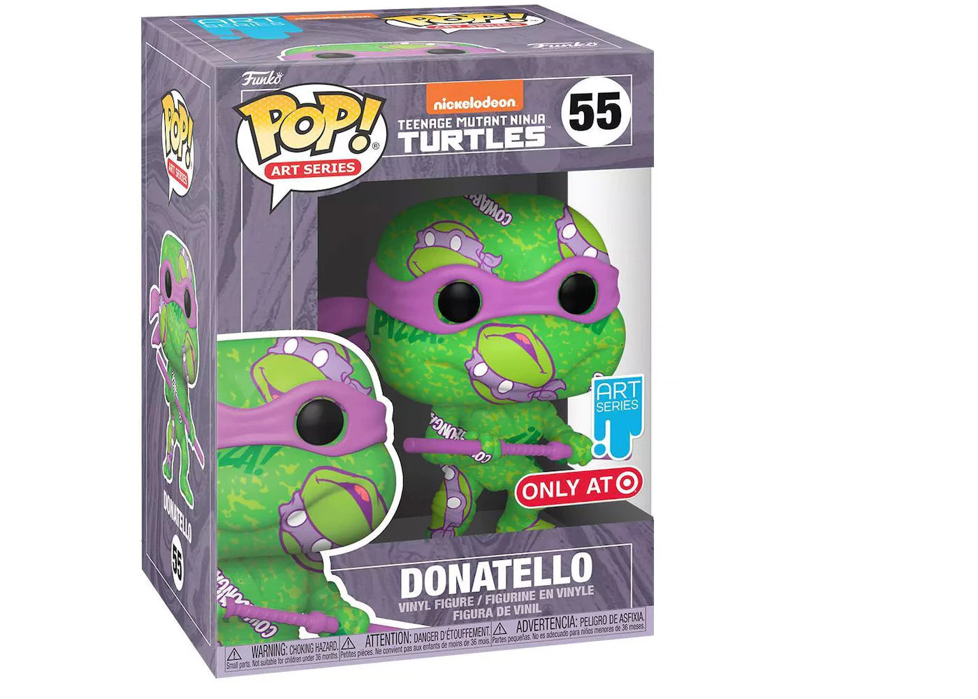 New!! Funko Pop! Art Series Teenage Mutant Ninja Turtles Donatello Target Exclusive Figure #55