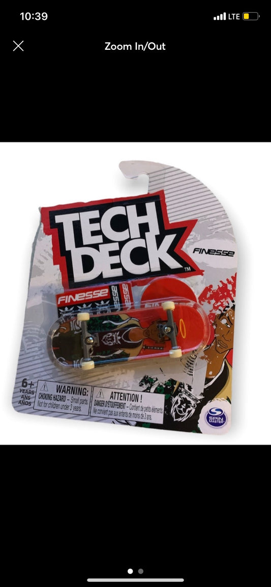 New!! New! Tech Deck Finess Fingerboard-rare-