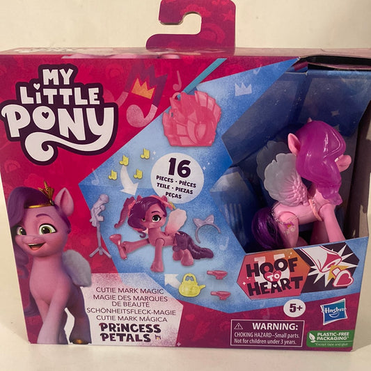 My Little Pony: Make Your Mark Toy Cutie Mark Magic Princess Pipp Petals - 3-Inch Hoof to Heart Pony,