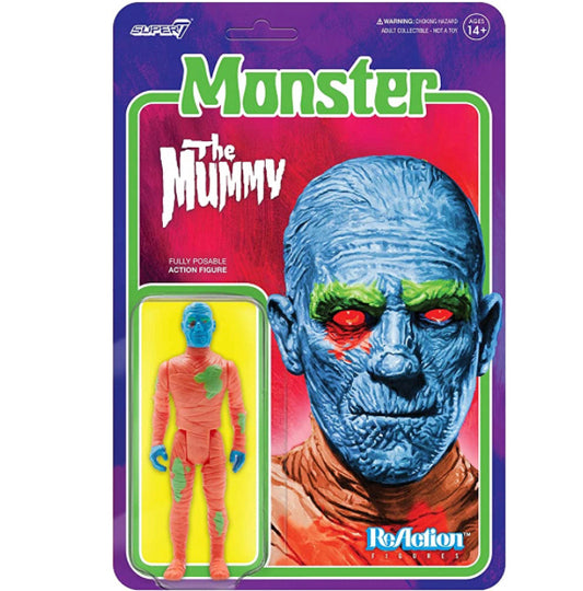 New!! New!! Super7 Universal Monsters: The Mummy (Costume Colors) Reaction Figure