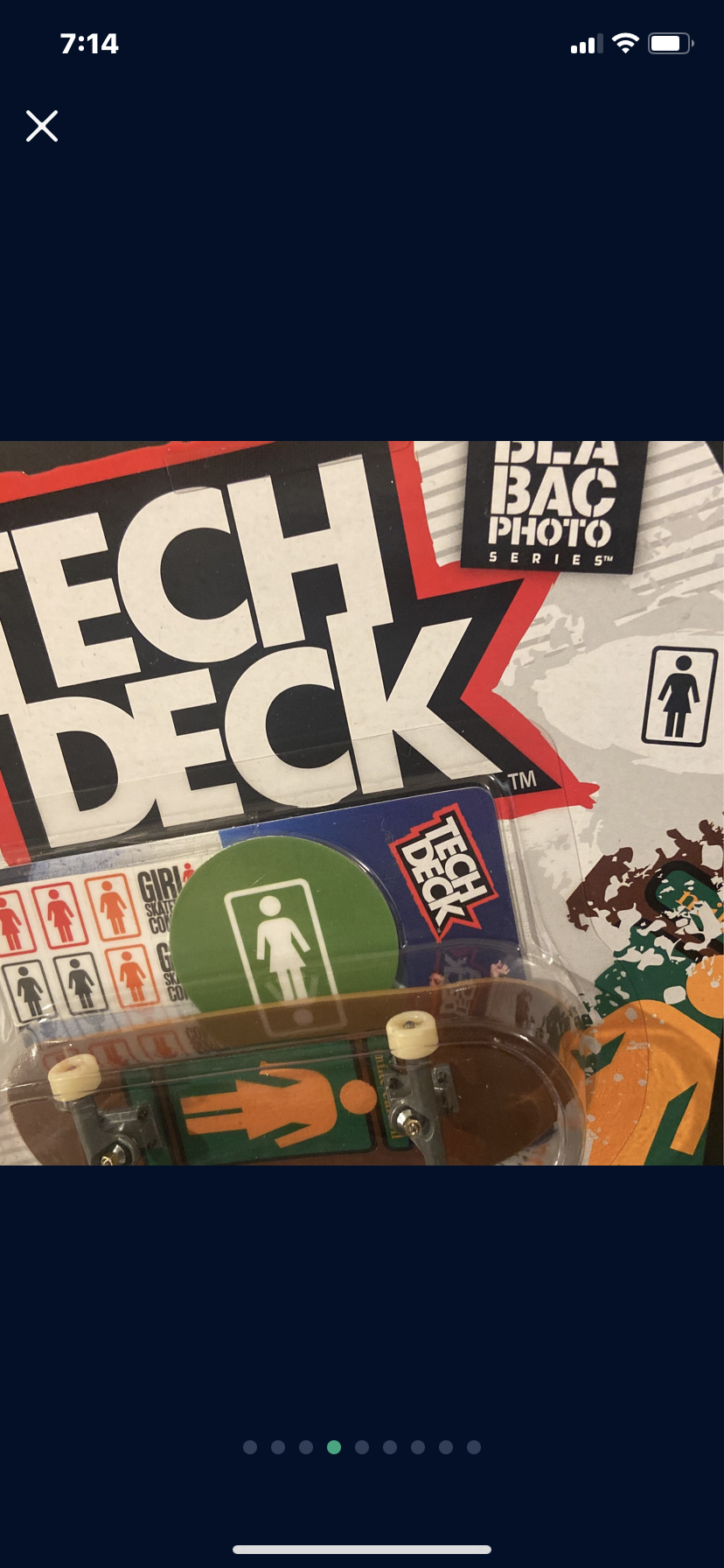 Tech Deck  BLA BAC Photo Series Ultra Rare Chase Free Sticker,